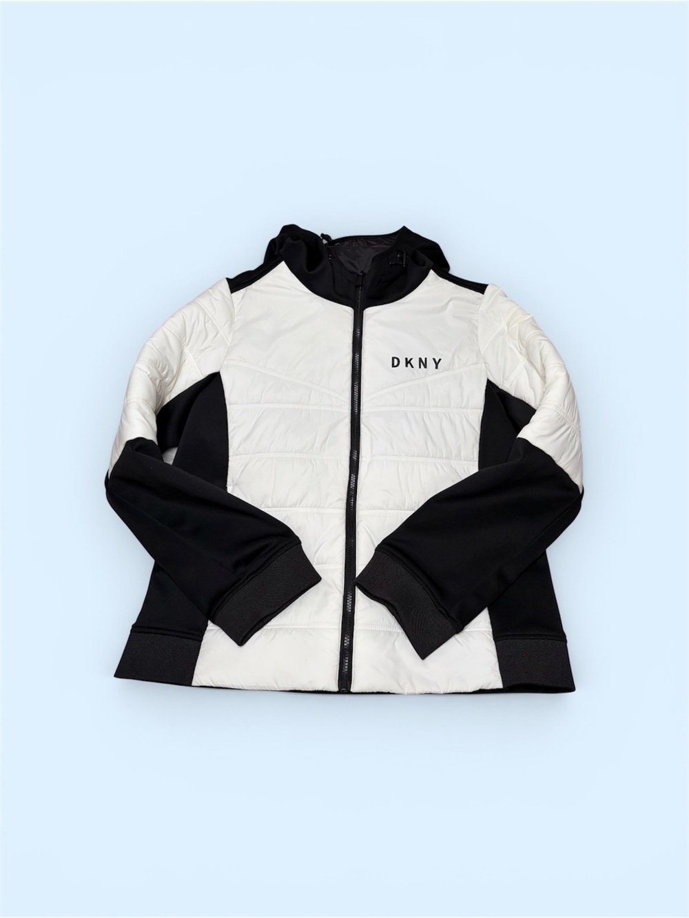 🤍DKNY Ladies Sport Black and White Jacket size large